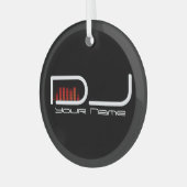 ORNEMENT EN VERRE DJ (Avant gauche)