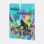 Ornement En Verre DJ de musique colorée (Avant gauche)