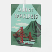 Ornement en verre du mont Tamalpais (Avant gauche)