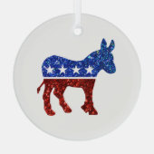 Ornement en verre du Parti Démocratique (Verso)