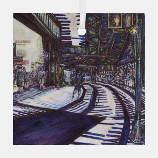 Ornement En Verre Dusting the Piano (Verso)