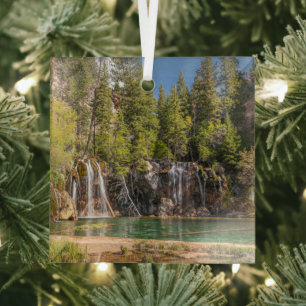 Ornement En Verre Eau   Hanging Lake Glenwood Springs, Colorado