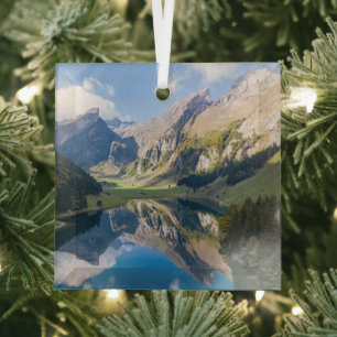 Ornement En Verre Eau Lac Alpsee Suisse
