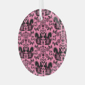 Ornement En Verre Écureuil Nordic Scandinave Folk Art (Avant gauche)