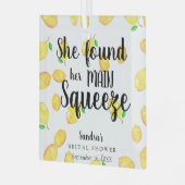 Ornement En Verre Elle a trouvé son citron de mariage  (Avant gauche)