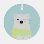 Ornement En Verre Émine de Noël (Verso)