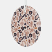 Ornement En Verre Empreinte de léopard, sans soudure, arrière - plan (Avant gauche)