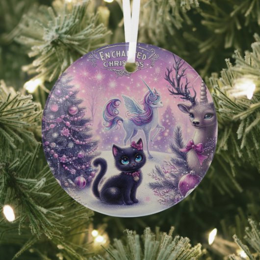 Ornement en verre Enchated Christmas Edition (Insitu)