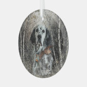 Ornement En Verre English Setter (Avant gauche)