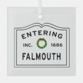 Ornement En Verre Entrée Falmouth (Recto)