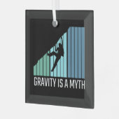 Ornement En Verre Escalade - La gravité est un mythe (Avant gauche)