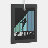 Ornement En Verre Escalade - La gravité est un mythe (Avant droite)