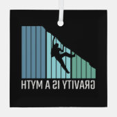 Ornement En Verre Escalade - La gravité est un mythe (Verso)