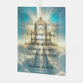 Ornement En Verre Escalier céleste en mémoire d'amour (Avant gauche)