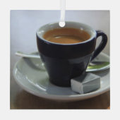 Ornement En Verre Espresso frais brassé (Verso)