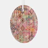 Ornement En Verre Ethnic Digital Abstrait Motif sans fil (Avant gauche)