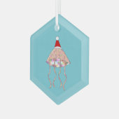 Ornement En Verre Fête de Noël Jellyfish (Avant gauche)