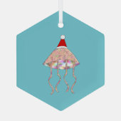 Ornement En Verre Fête de Noël Jellyfish (Verso)