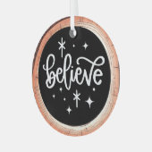 Ornement En Verre Fêtes de Noël (Avant gauche)