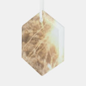 Ornement En Verre Feux d'artifice 15 hexagone en verre (Avant gauche)