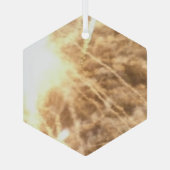 Ornement En Verre Feux d'artifice 15 hexagone en verre (Verso)