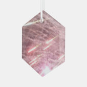 Ornement En Verre Feux d'artifice 17 hexagone en verre (Avant gauche)