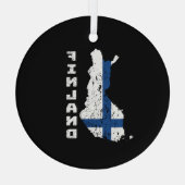 Ornement En Verre Finlande (Verso)