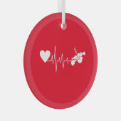 Ornement En Verre Fleurs - Hibiscus Plante (Avant droite)