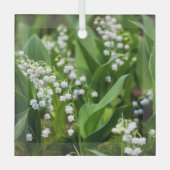 Ornement En Verre Fleurs | Lily de la vallée Suède (Recto)