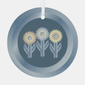 Ornement En Verre Fleurs mécaniques (Verso)
