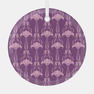 Ornement En Verre Fond d'écran floral violet rose