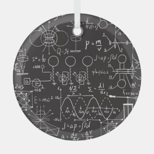 Ornement En Verre Formules scientifiques : Patte de calcul du tablea