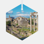 Ornement En Verre Forum romain (Verso)