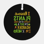 Ornement En Verre Funny Gardening (Verso)