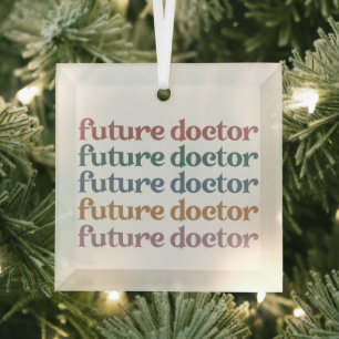 Ornement En Verre Futur Docteur Médicale école Cadeau étudiant