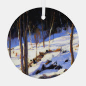 Ornement En Verre Gagnon - Dans la compensation, Charlevoix (Verso)