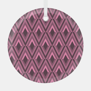 Ornement En Verre Géométrique Zig Zag Ethnique Sans Seamless