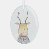 Ornement En Verre Glass Ornament - Deer (Avant gauche)
