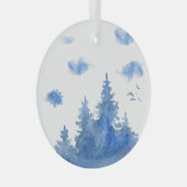 Ornement En Verre Glass Ornament - Winter (Avant droite)
