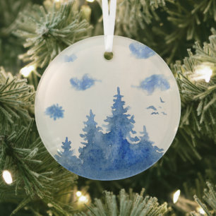 Ornement En Verre Glass Ornament - Winter
