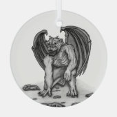 Ornement En Verre Golem Gargoyle (Verso)