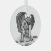 Ornement En Verre Golem Gargoyle (Avant droite)