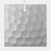 Ornement En Verre Golf Ball Texture (Recto)