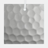 Ornement En Verre Golf Ball Texture (Verso)
