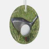 Ornement En Verre Golf Club et Ball (Avant droite)