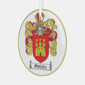 Ornement En Verre Gonzalez [espagnol] Famille Crest * (Avant gauche)