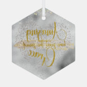 Ornement En Verre Grace Extraordinaire (Verso)