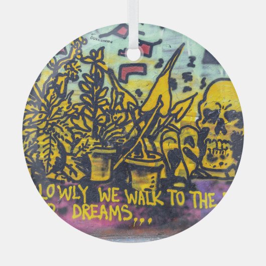 Ornement En Verre Graffiti urbain Art Abstrait (Recto)