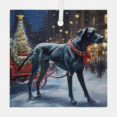 Ornement En Verre Grande saison de Noël Dane (Verso)