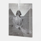 Ornement En Verre Great Sphinx & Gizeh Pyramides Necropolis Egypte (Avant gauche)